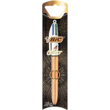 Achetez Blister de 1 stylo bille 4 Couleurs festif 992668 4 COULEURS BIC pas cher sur Ma Rentrée Sc..