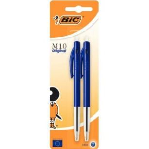 Achetez Blister de 2 stylos bille M10 bleus 802064 M10 BIC pas cher sur Ma Rentrée Scolaire