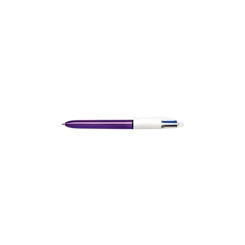 Achetez Stylo bille 4 couleurs shine violet 982876 BIC pas cher sur Ma Rentrée Scolaire