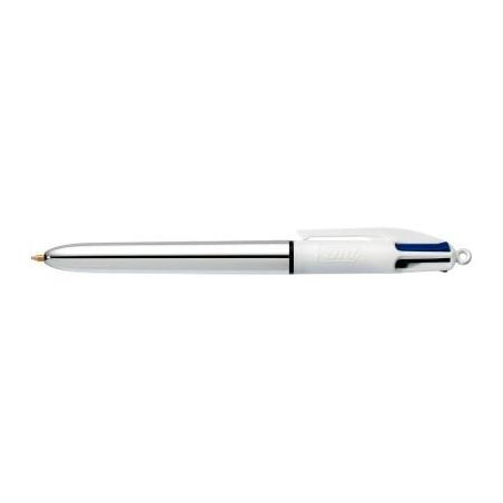Achetez Stylo bille Bic 4 Colours Shine silver 982873 BIC pas cher sur Ma Rentrée Scolaire