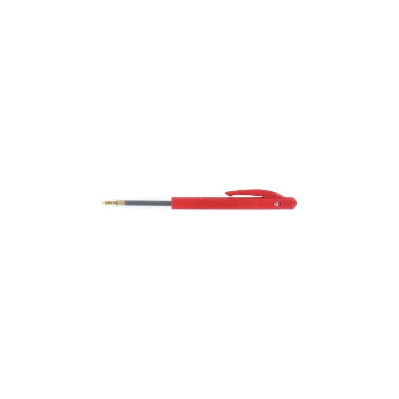 Achetez BIC M10 Original Stylos-Bille Rétractables Pointe Moyenne (1,0 mm) - Rouge pas cher sur Ma ..
