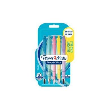 Achetez Blister de 5 stylos bille Flexgrip Ultra pastel 2162277 FLEXAM PAPER MATE pas cher sur Ma Re..