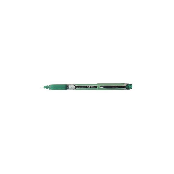 Pilot stylo roller V5 grip fin vert 279720