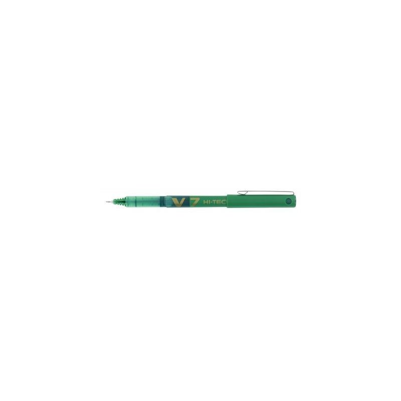 Achetez PILOT Stylo Roller pointe tubulaire 0,7 mm encre liquide Verte HI-TECPOINT BX-V7 pas cher su..