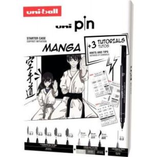Achetez Coffret dessin Manga Uni-Ball CF PIN/8 002 UNIBALL pas cher sur Ma Rentrée Scolaire