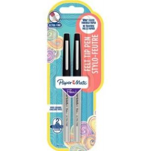 Achetez Blister de 2 feutres Flair noirs 2027080 FLAIR PAPER MATE pas cher sur Ma Rentrée Scolaire