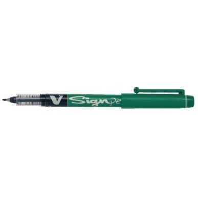 Achetez PILOT Stylo-feutre pointe en nylon largeur de trait 0,6 mm encre liquide Verte V-SIGN PEN pa..
