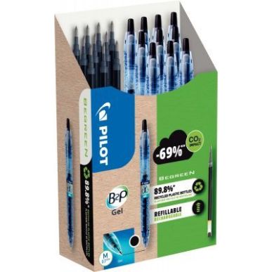 Achetez Pack de 10 stylos B2P gel + 10 recharges noires 3131910556190 PILOT pas cher sur Ma Rentrée..