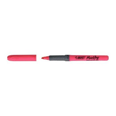 Achetez BIC Highlighter Grip Surligneurs Pointe Biseautée - Rose pas cher sur Ma Rentrée Scolaire