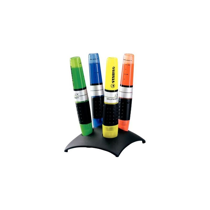 Achetez Set de 4 surligneurs Luminator assortis 7104-2 STABILO pas cher sur Ma Rentrée Scolaire