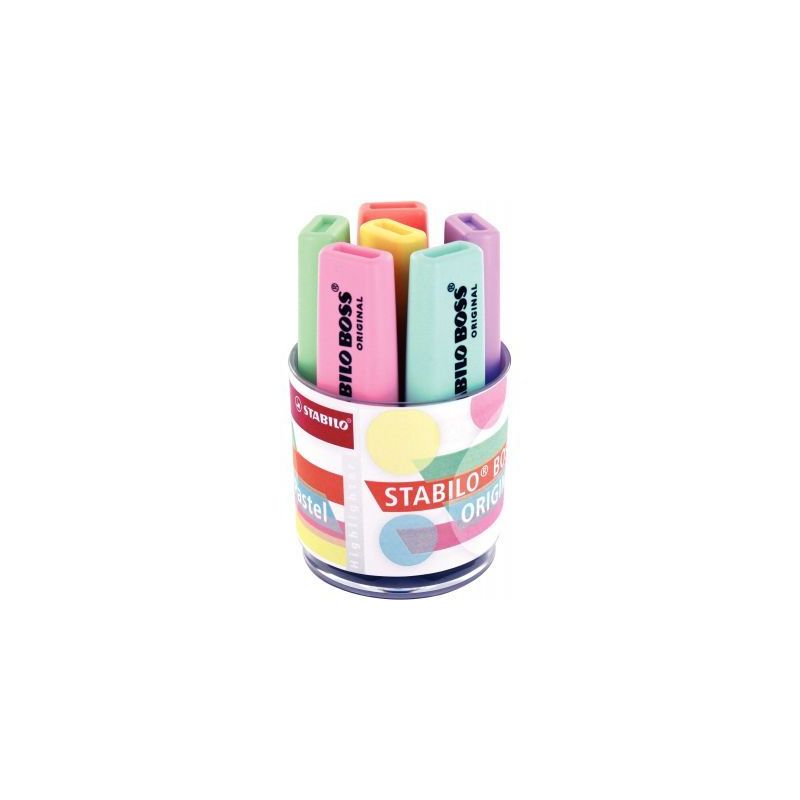 Achetez STABILO BOSS ORIGINAL Pastel - Pot de 6 surligneurs - Coloris pastel pas cher sur Ma Rentré.. Achetez STABILO BOSS ORIGINAL Pastel - Pot de 6 surligneurs - Coloris pastel pas cher sur Ma Rentré..