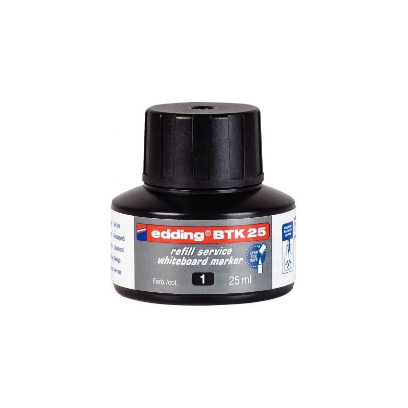 Achetez Flacon recharge marqueur tableau blanc noir 4-BTK25001 EDDING pas cher sur Ma Rentrée Scola.. Achetez Flacon recharge marqueur tableau blanc noir 4-BTK25001 EDDING pas cher sur Ma Rentrée Scola..