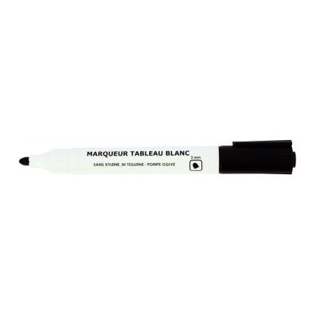 Achetez Marqueur tableau blanc pointe ogive 3mm noir 28216 pas cher sur Ma Rentrée Scolaire