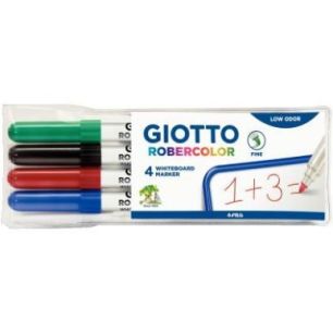 Achetez Etui de 4 feutres tableau blanc pointe fine ogive assortis F413100 GIOTTO pas cher sur Ma Re..