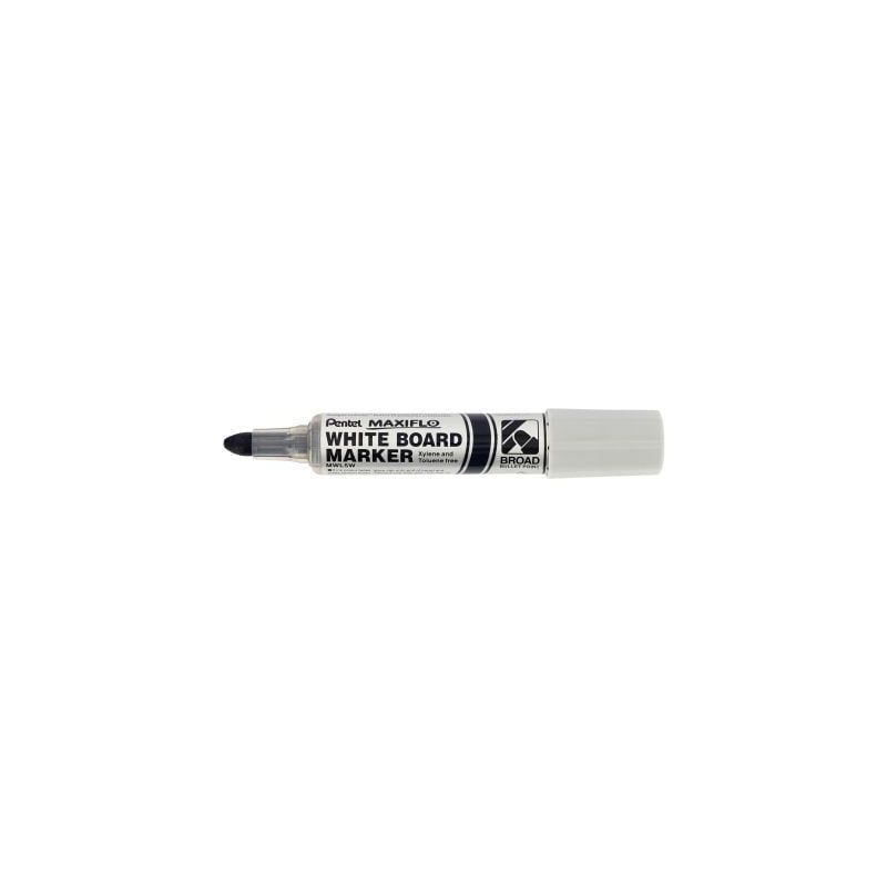 Achetez PENTEL Marqueur effaçable à  sec MAXIFLO pointe ogive extra-large 4 mm. Encre Noire pas c..