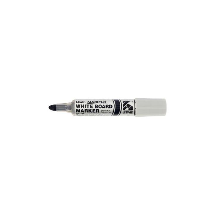 PENTEL Marqueur effaçable à  sec MAXIFLO pointe ogive extra-large 4 mm. Encre Noire