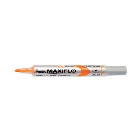 Achetez Marqueur tableau blanc Maxiflo pointe ogive 4mm orange MWL5S-F MAXIFLO PENTEL pas cher sur M..