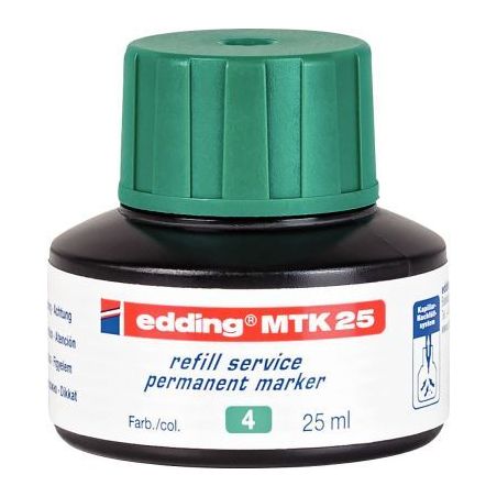 Achetez Flacon recharge marqueur permanent vert 4-MTK25004 EDDING pas cher sur Ma Rentrée Scolaire