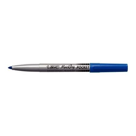 Achetez BIC Marking Fine ECOlutions Marqueurs Permanents à  Pointe Conique Fine - Bleu pas cher su..