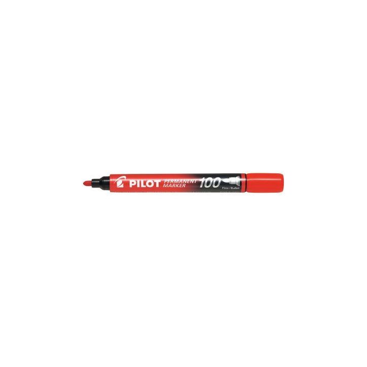 Marqueur permanent 100 pointe ogive rouge 4902505511103 PILOT