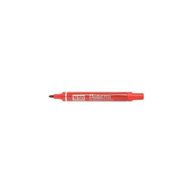 Achetez Marqueur permanent pointe ogive base alcool rouge N50-B PENTEL pas cher sur Ma Rentrée Scol..
