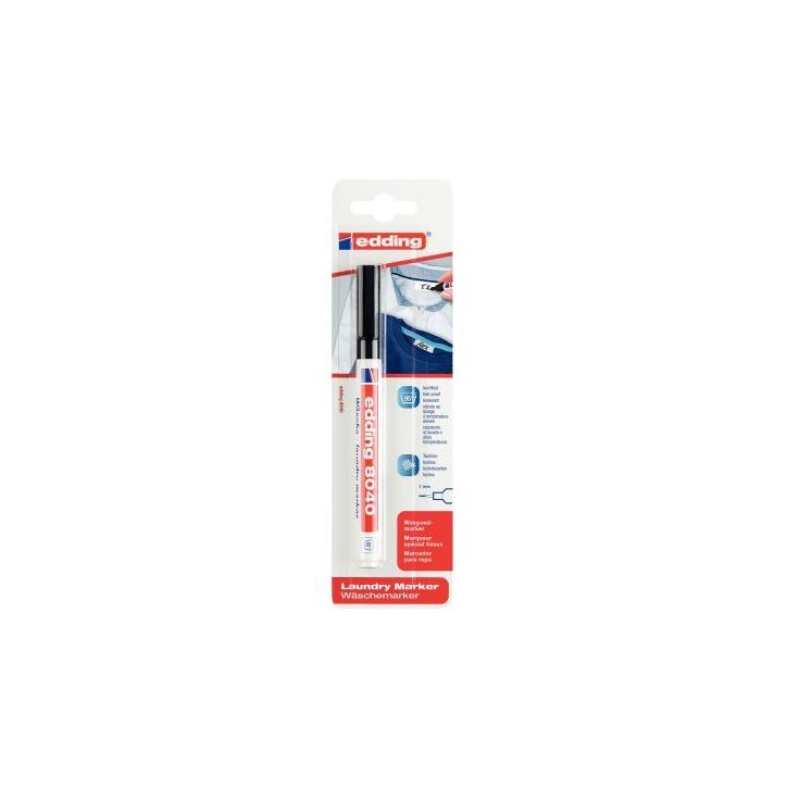 Marqueur textile 8040 noir 4-8040-1-1001 EDDING