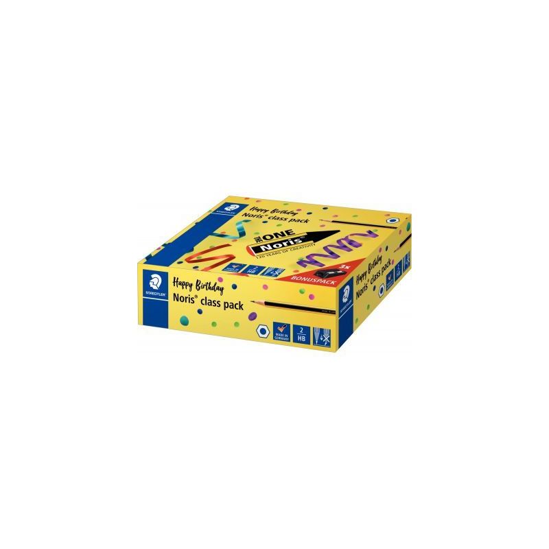 Achetez Pack de 144 crayons graphite Staedtler Noris 120 HB dont 24 gratuits 120 C144P1 STAEDTLER pa..