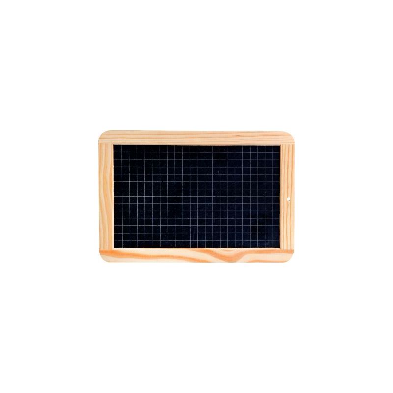 Achetez Ardoise naturelle avec cadre en bois 1 face quadrillée 18x26 cm 3035261902104 pas cher sur ..