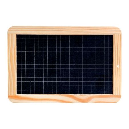 Achetez Ardoise naturelle avec cadre en bois 1 face quadrillée 18x26 cm 3035261902104 pas cher sur ..
