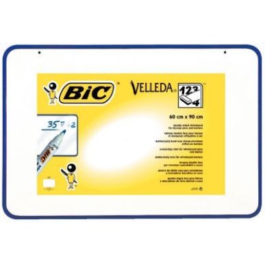 Achetez Tableau blanc double face unie, effaçable à  sec, 60x90 cm, épaisseur 1,2cm 1199000701 B..