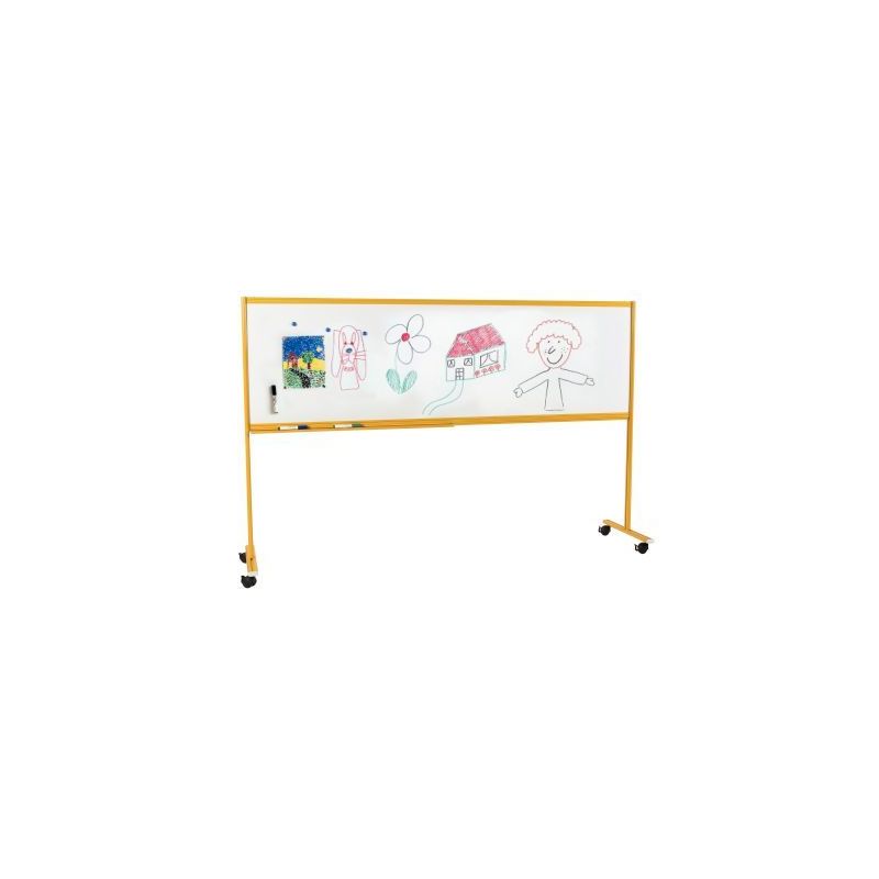 Achetez Tableau enfant sur pied 60x200 jaune 5500002 VANERUM pas cher sur Ma Rentrée Scolaire