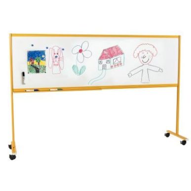 Achetez Tableau enfant sur pied 60x200 jaune 5500002 VANERUM pas cher sur Ma Rentrée Scolaire