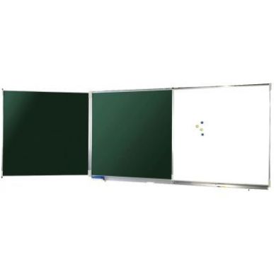 Achetez Tableau triptyque mixte ext blanc/int vert émaillé 120x400 + auget 4900007 VANERUM pas che..