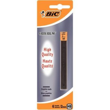 Achetez Blister de 6mines Critérium HB 875584 BIC pas cher sur Ma Rentrée Scolaire