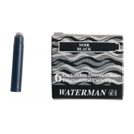 Achetez Étui de 6 mini cartouches Waterman noires S0110940 WATERMAN pas cher sur Ma Rentrée Scolai..