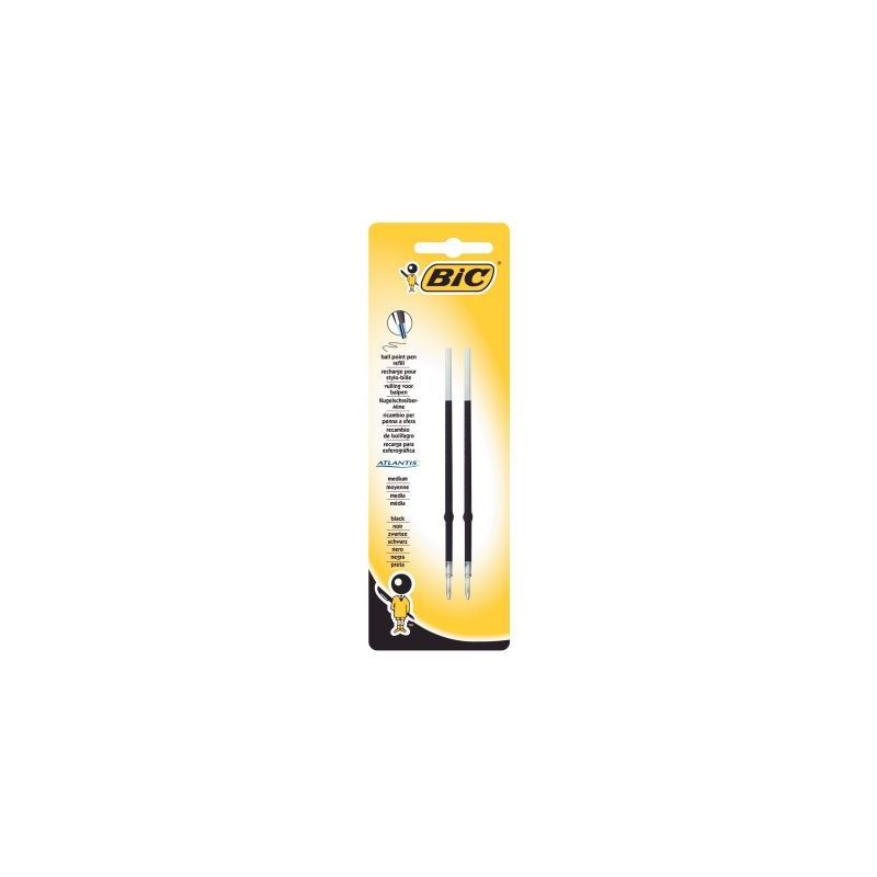 Achetez Blister de 2 recharges stylo Atlantis noir 893678 BIC pas cher sur Ma Rentrée Scolaire Achetez Blister de 2 recharges stylo Atlantis noir 893678 BIC pas cher sur Ma Rentrée Scolaire