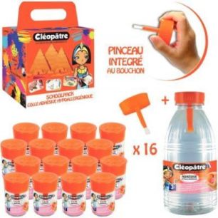 Achetez Valise 16 petits pots adhésive hypoallergénique + recharge 500g KIT16AD80P+AD500-HYP CLEOP..