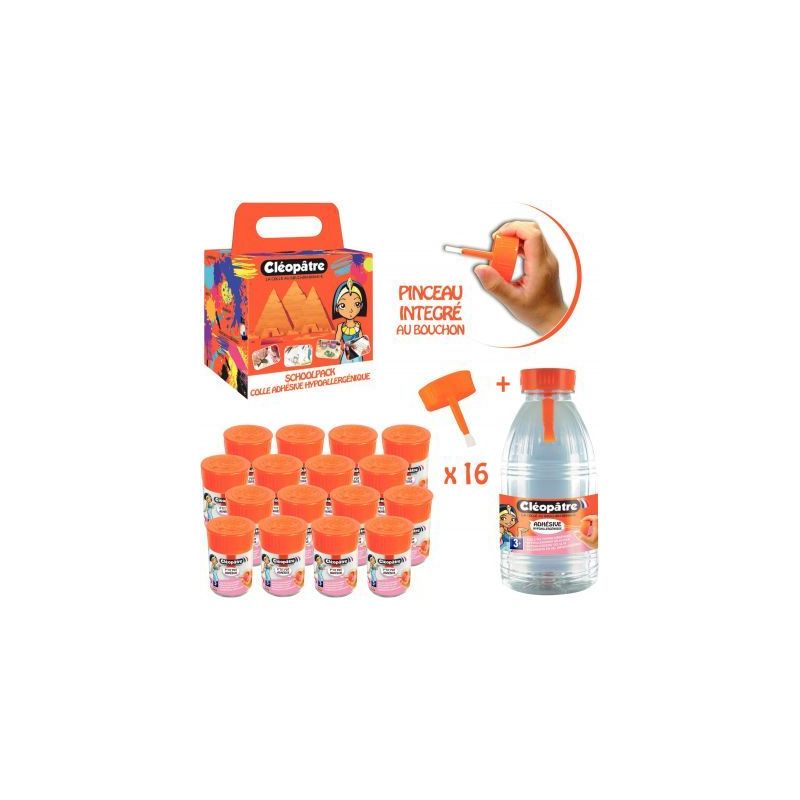 Achetez Valise 16 petits pots adhésive hypoallergénique + recharge 500g KIT16AD80P+AD500-HYP CLEOP.. Achetez Valise 16 petits pots adhésive hypoallergénique + recharge 500g KIT16AD80P+AD500-HYP CLEOP..