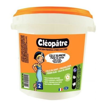 Achetez Pot de colle blanche en pâte 1 kg CB1K CLEOPATRE pas cher sur Ma Rentrée Scolaire
