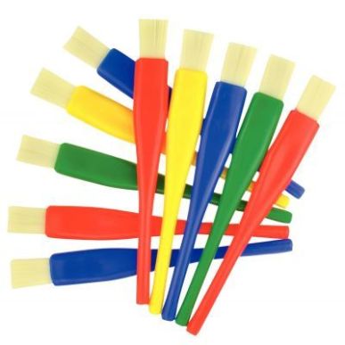 Achetez Lot de 10 pinceaux à  colle, petit modèle, manche en plastique 22236 pas cher sur Ma Rent..