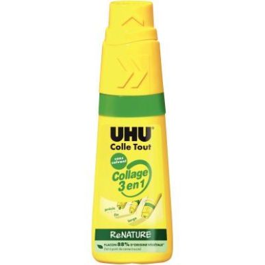 Achetez Flacon de colle 35g 3en1 Uhu Renature 40225 UHU pas cher sur Ma Rentrée Scolaire