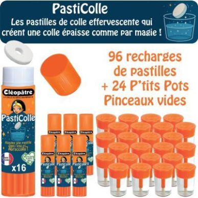 Achetez 6 STICK PASTI COLLE  x 16 + 24 POTS VIDE KIT-ADPASTI-HYP CLEOPATRE pas cher sur Ma Rentrée ..