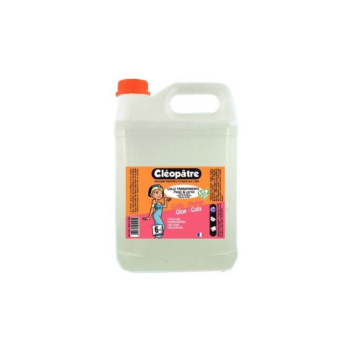 Bidon de 5 kg de colle forte transparente CT5L CLEOPATRE