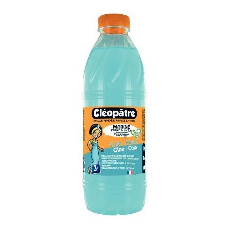 Achetez Flacon 1litre de colle bleutée marine CMC1L CLEOPATRE pas cher sur Ma Rentrée Scolaire