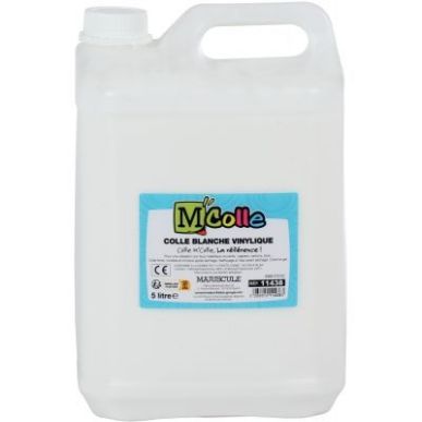 Achetez Bidon de colle 5L blanche vinylique 11438.M'COLLE M.COLLE pas cher sur Ma Rentrée Scolaire