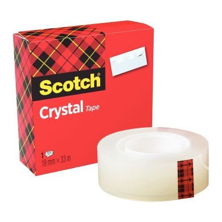 Achetez Rouleau adhésif Crystal dimensions: 19mm x 33m 23202 SCOTCH 3M pas cher sur Ma Rentrée Sco..
