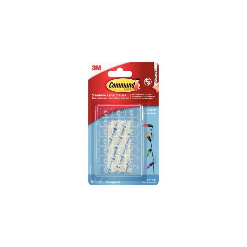 Achetez SCOTCH Blister de 20 mini crochets transparents Command?¢ pas cher sur Ma Rentrée Scolair...