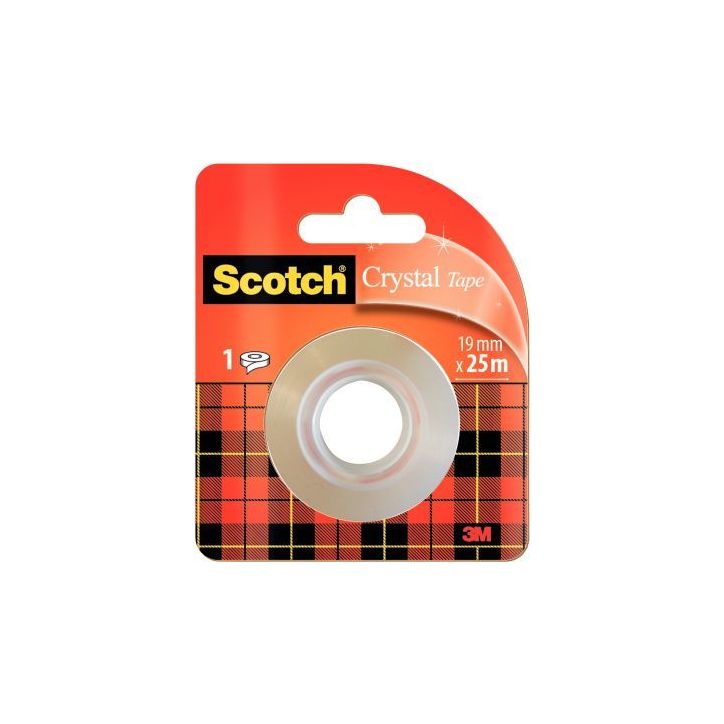 Rouleau adhésif Scotch Cristal 19mmx25m A1125 SCOTCH 3M