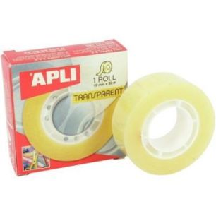 Achetez Rouleau adhésif transparent 19 mm x 33 m 14889 APLI pas cher sur Ma Rentrée Scolaire