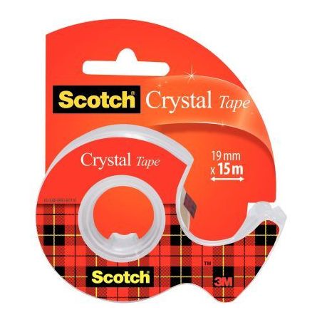 Achetez Rouleau adhésif Scotch Cristal 19mmx15m + dévidoir A1123 SCOTCH 3M pas cher sur Ma Rentré..